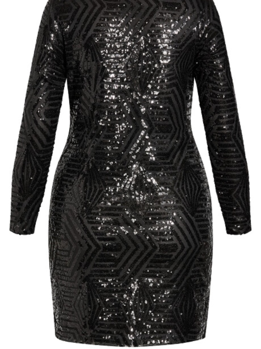 City Chic Sequin Mini Dress size L/20 - Picture 3 of 6